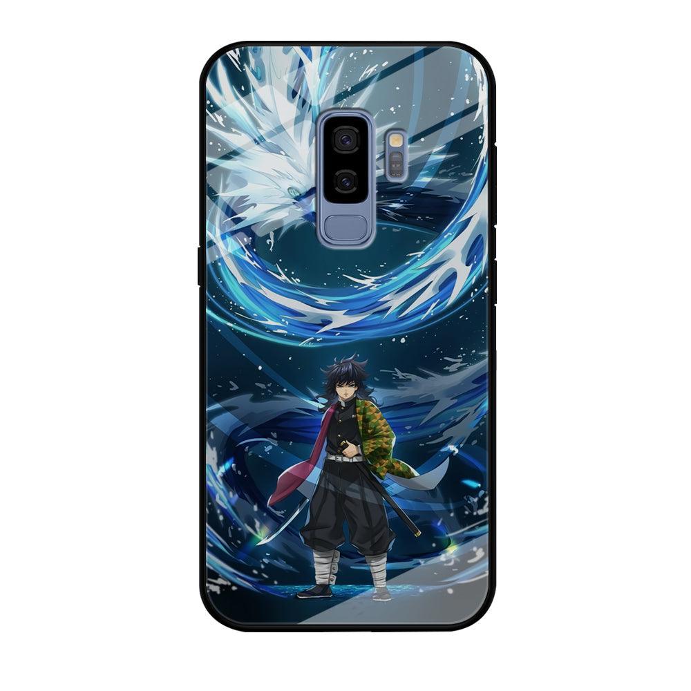 Demon Slayer Giyuu Dragon of Water Samsung Galaxy S9 Plus Case-Oxvistore