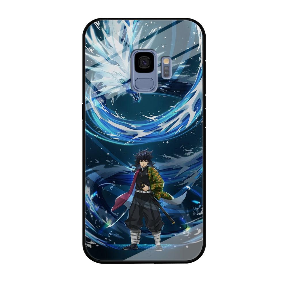 Demon Slayer Giyuu Dragon of Water Samsung Galaxy S9 Case-Oxvistore