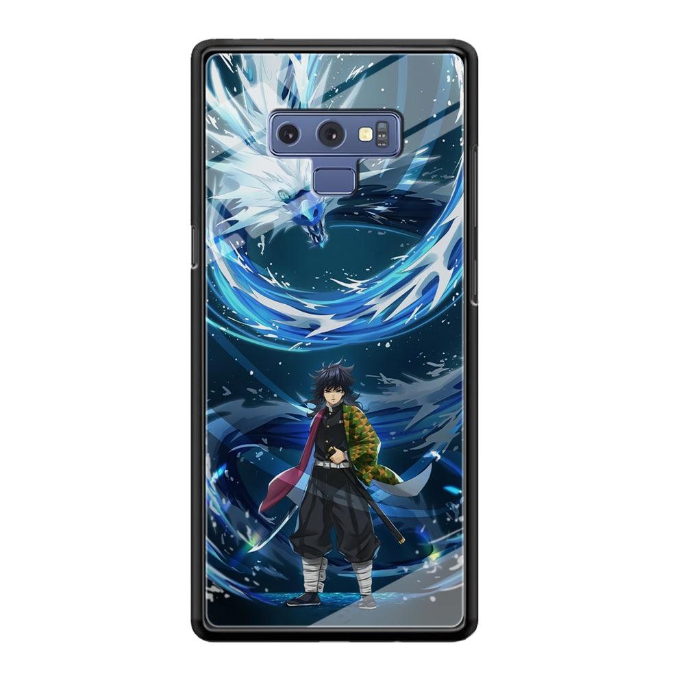 Demon Slayer Giyuu Dragon of Water Samsung Galaxy Note 9 Case-Oxvistore