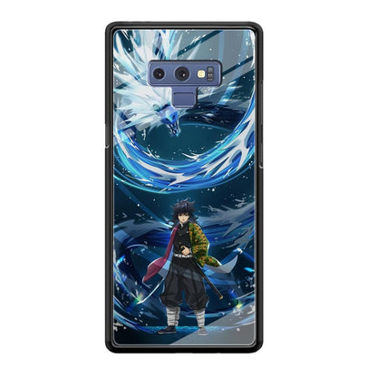 Demon Slayer Giyuu Dragon of Water Samsung Galaxy Note 9 Case-Oxvistore