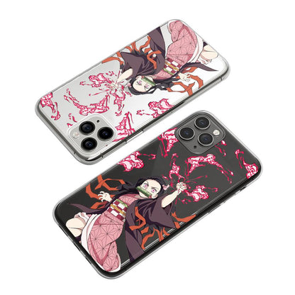 Demon Slayer Nezuko Art Clear Soft Case-Oxvistore