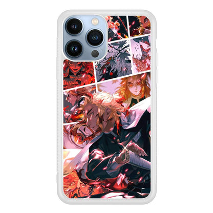 Demon Slayer Spirit of Rengoku iPhone 15 Pro Max Case-Oxvistore