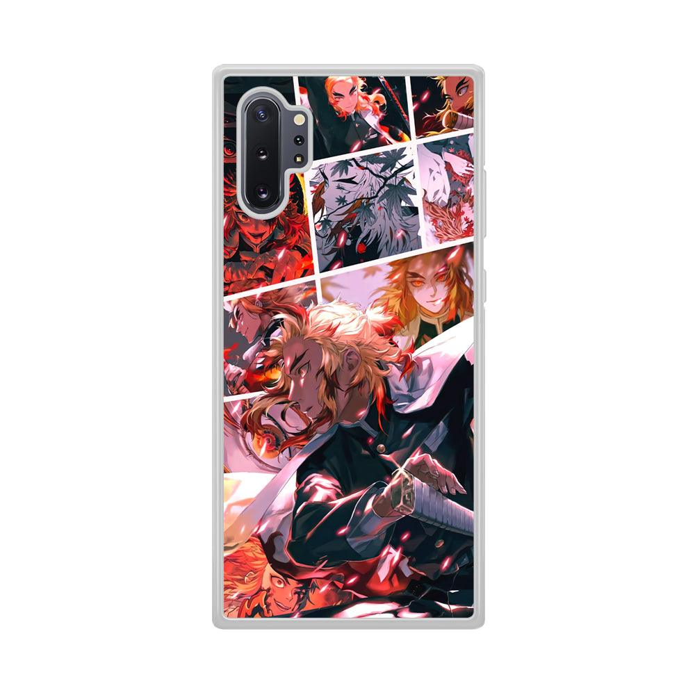 Demon Slayer Spirit of Rengoku Samsung Galaxy Note 10 Plus Case-Oxvistore