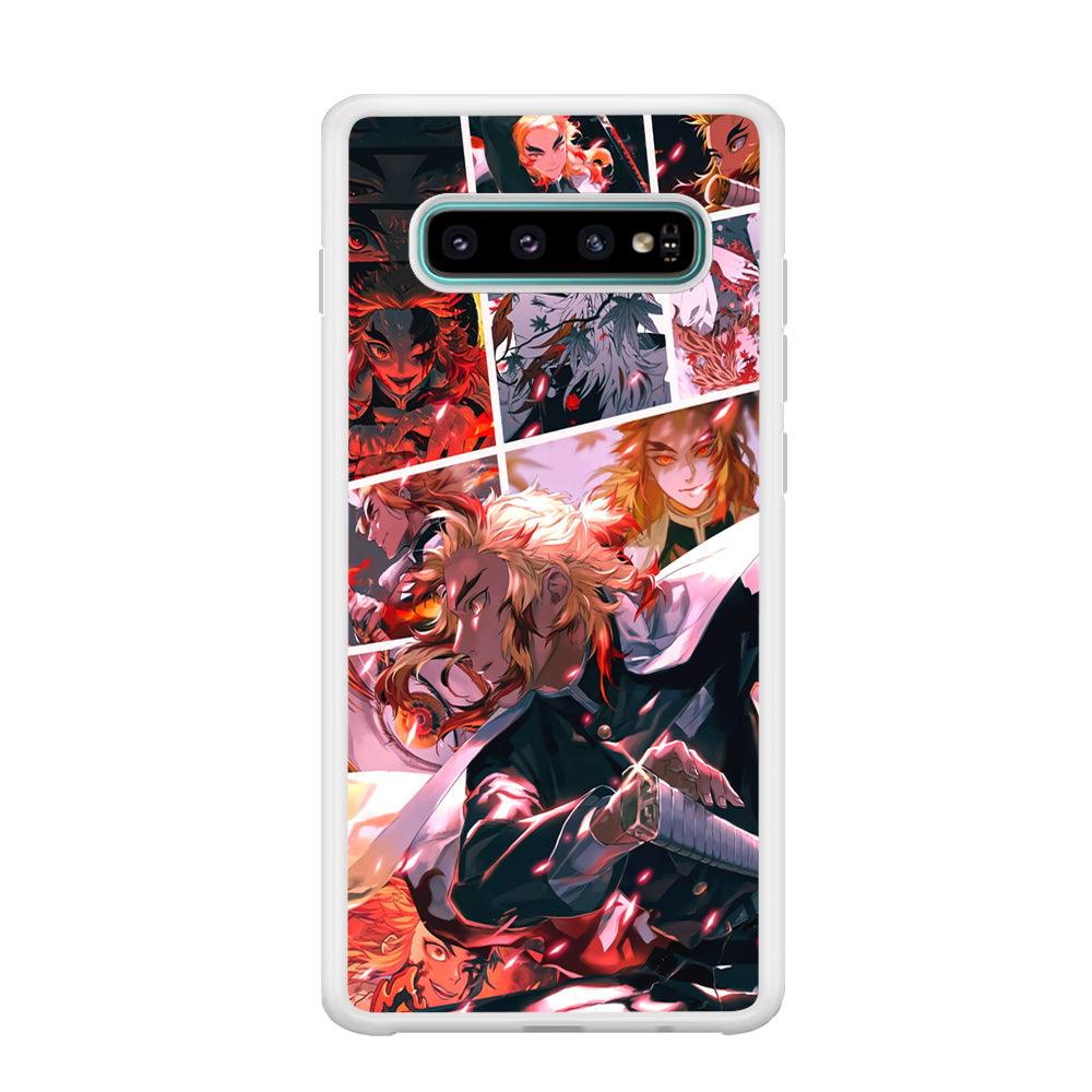 Demon Slayer Spirit of Rengoku Samsung Galaxy S10 Plus Case-Oxvistore