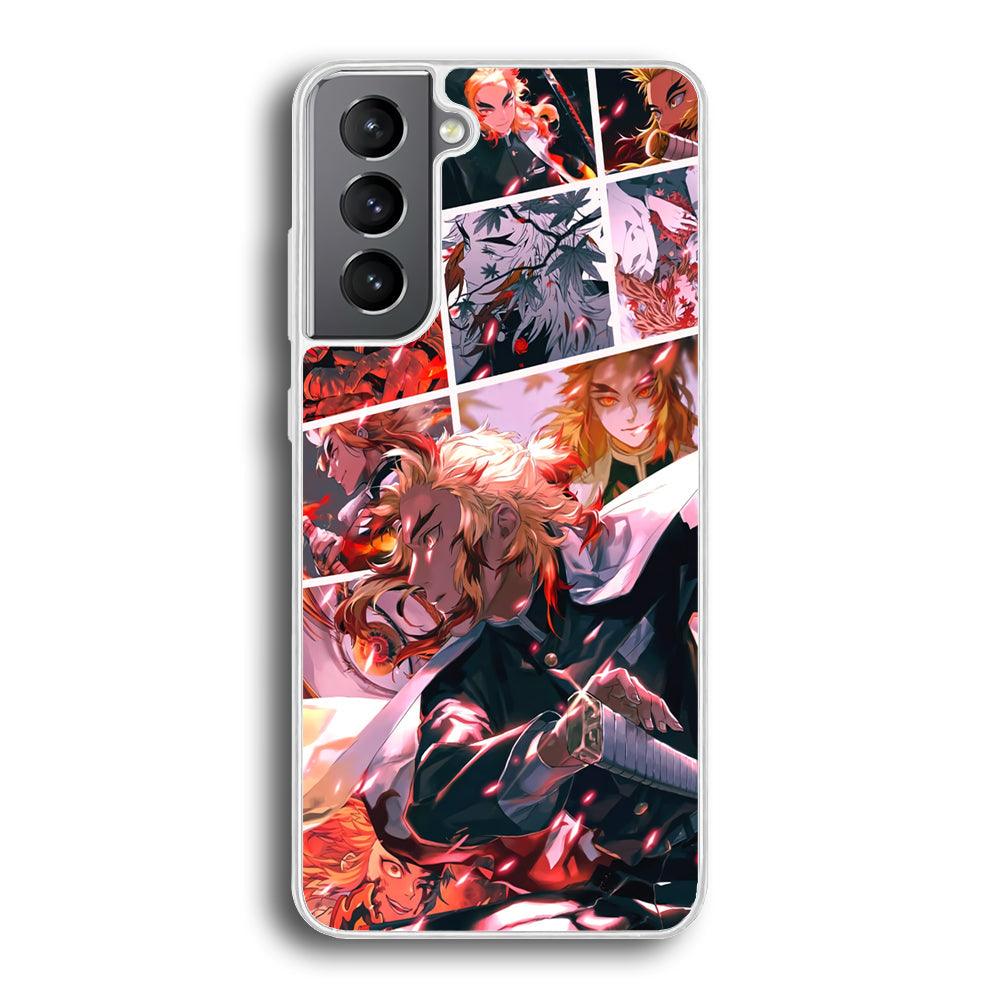 Demon Slayer Spirit of Rengoku Samsung Galaxy S21 Case-Oxvistore