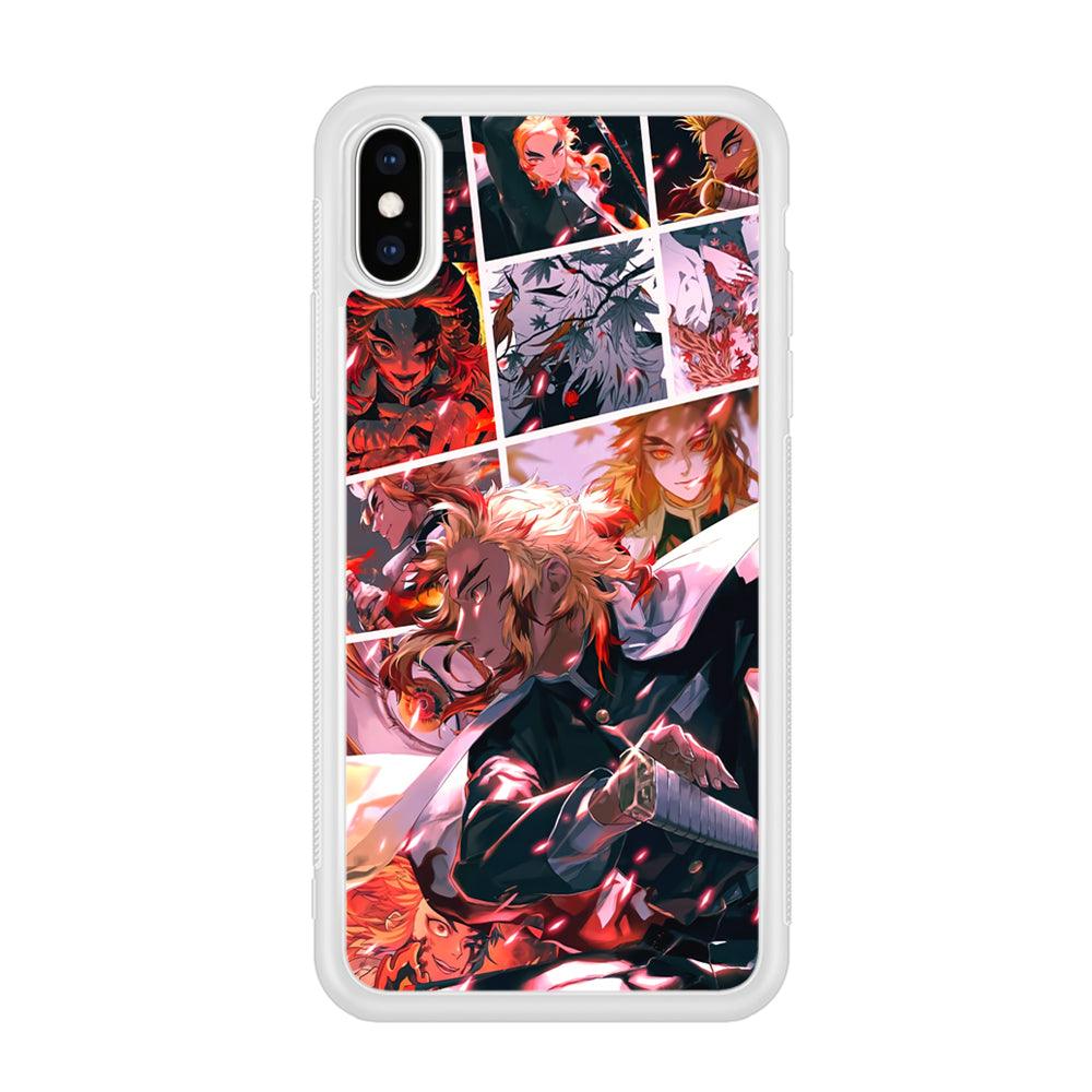 Demon Slayer Spirit of Rengoku iPhone X Case-Oxvistore