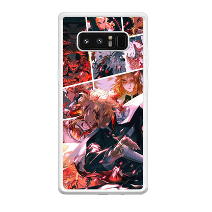 Demon Slayer Spirit of Rengoku Samsung Galaxy Note 8 Case-Oxvistore