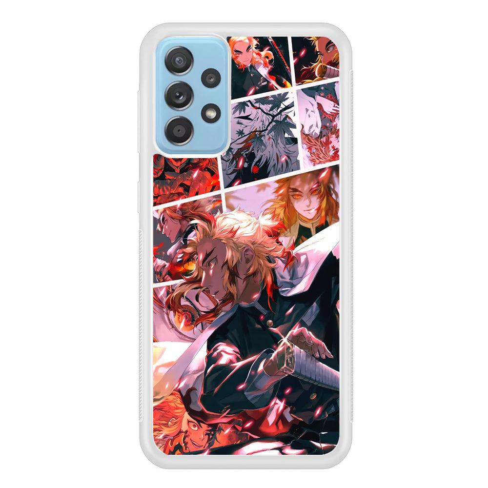 Demon Slayer Spirit of Rengoku Samsung Galaxy A52 Case-Oxvistore