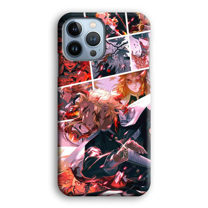 Demon Slayer Spirit of Rengoku iPhone 15 Pro Case-Oxvistore