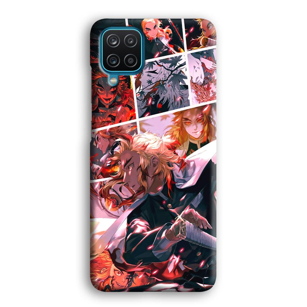 Demon Slayer Spirit of Rengoku Samsung Galaxy A12 Case-Oxvistore