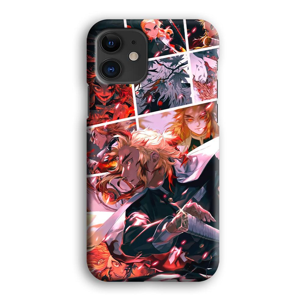 Demon Slayer Spirit of Rengoku iPhone 12 Case-Oxvistore