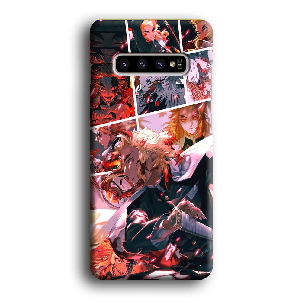 Demon Slayer Spirit of Rengoku Samsung Galaxy S10 Plus Case-Oxvistore