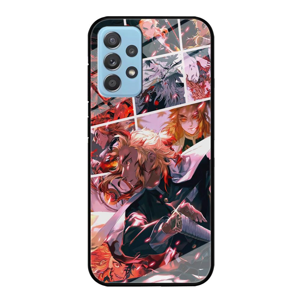 Demon Slayer Spirit of Rengoku Samsung Galaxy A52 Case-Oxvistore