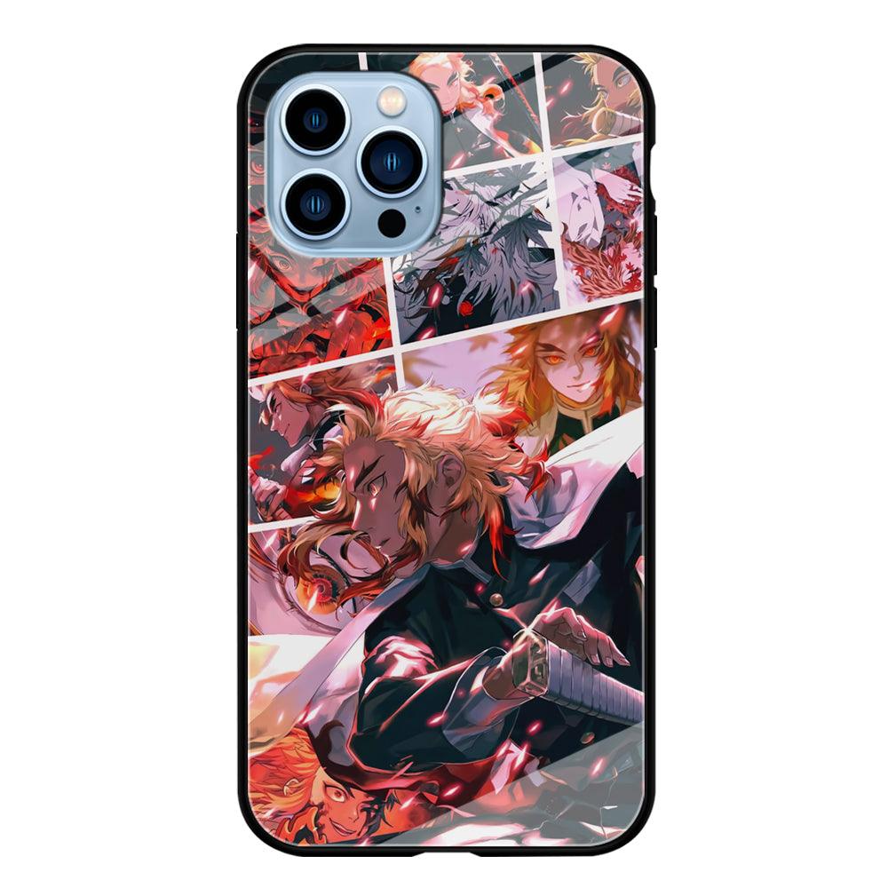 Demon Slayer Spirit of Rengoku iPhone 14 Pro Max Case-Oxvistore