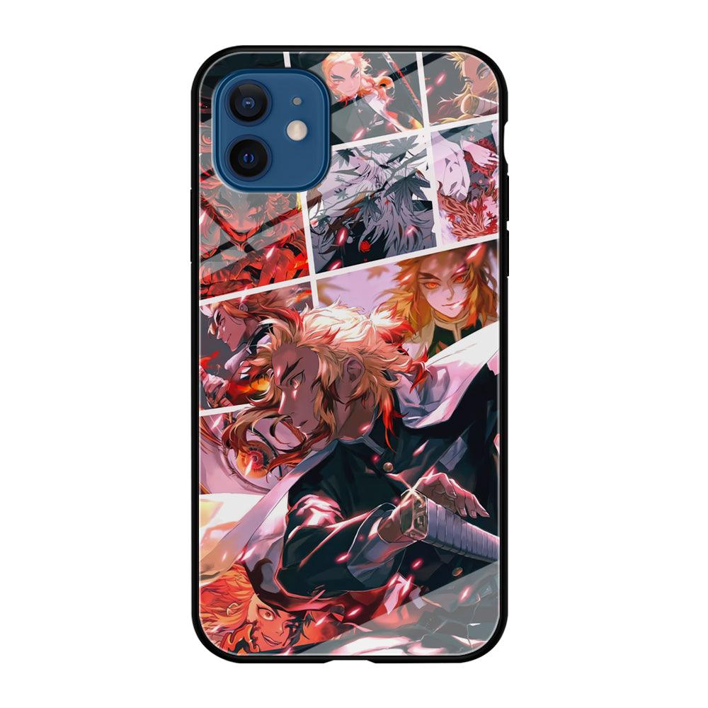 Demon Slayer Spirit of Rengoku iPhone 12 Case-Oxvistore