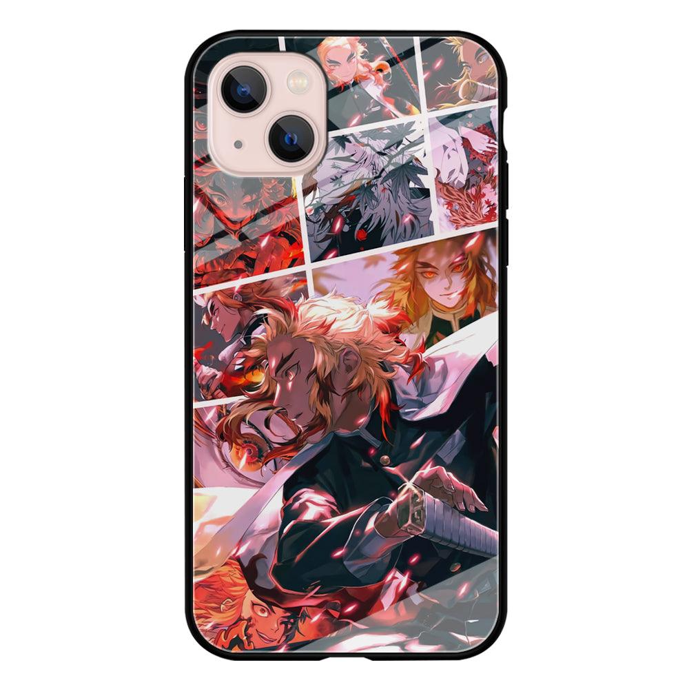 Demon Slayer Spirit of Rengoku iPhone 13 Case-Oxvistore