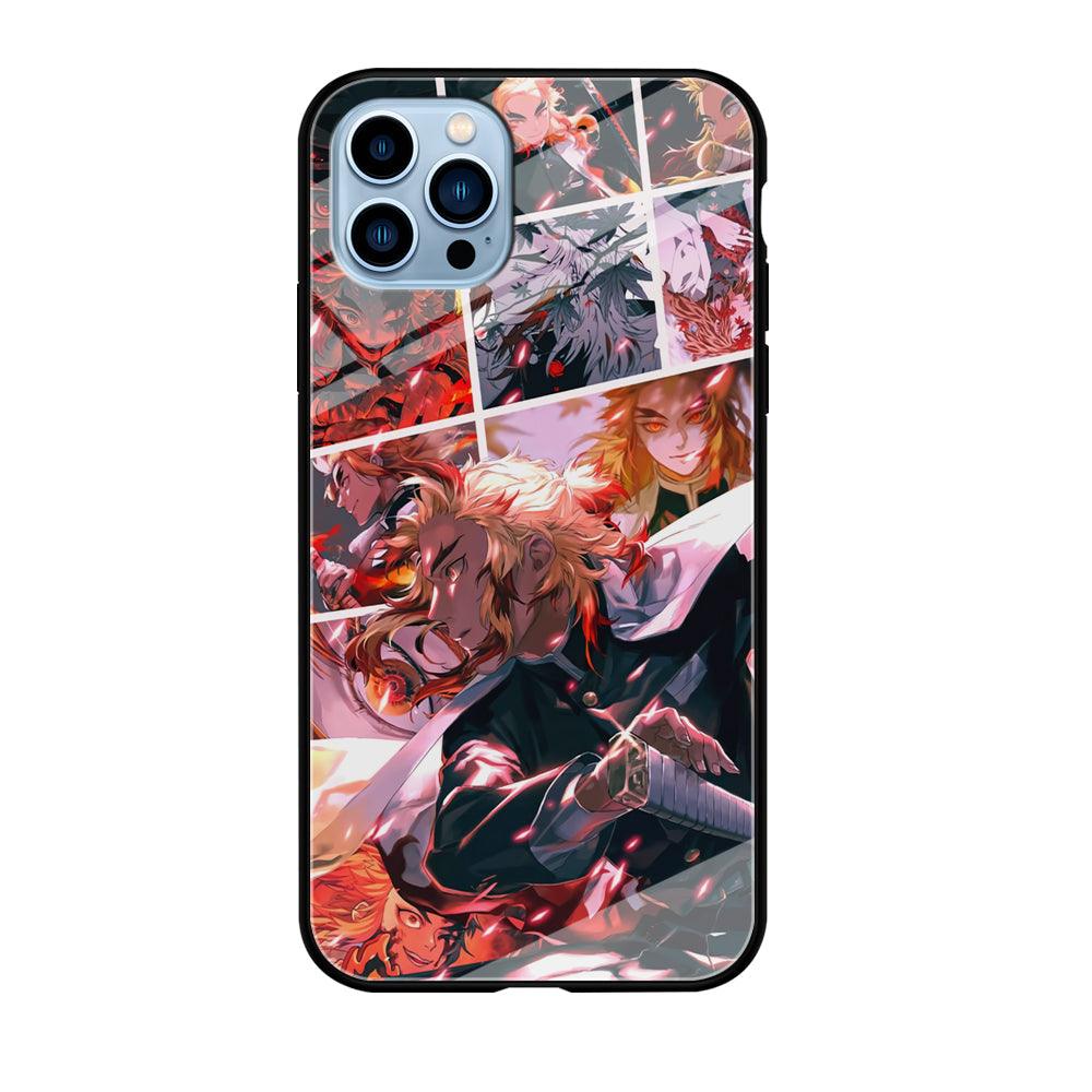 Demon Slayer Spirit of Rengoku iPhone 12 Pro Case-Oxvistore