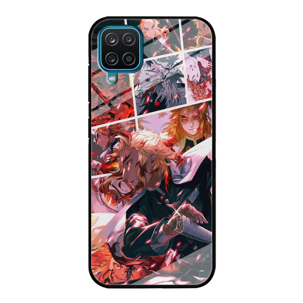 Demon Slayer Spirit of Rengoku Samsung Galaxy A12 Case-Oxvistore