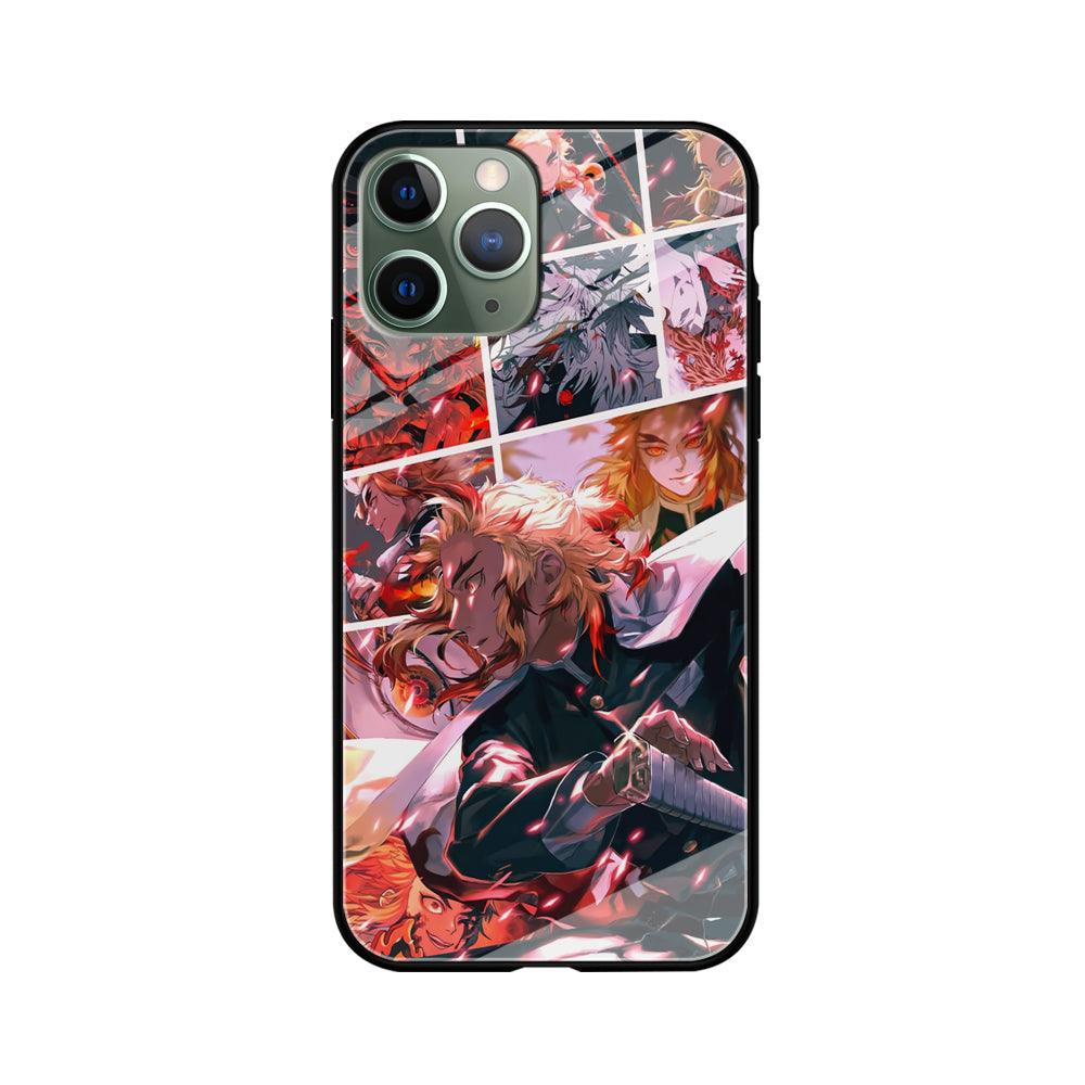 Demon Slayer Spirit of Rengoku iPhone 11 Pro Case-Oxvistore