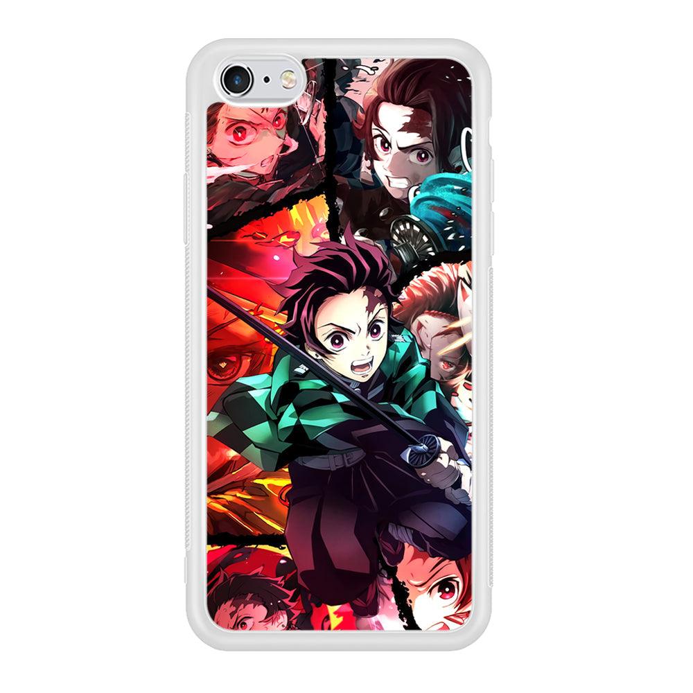 Demon Slayer Tanjiro Look of Struggle iPhone 6 | 6s Case-Oxvistore