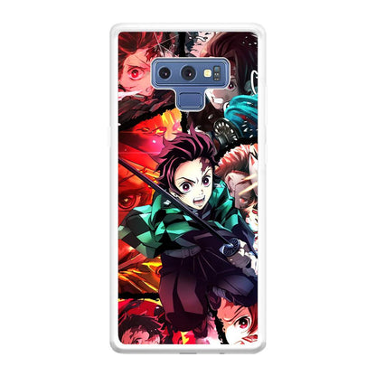 Demon Slayer Tanjiro Look of Struggle Samsung Galaxy Note 9 Case-Oxvistore