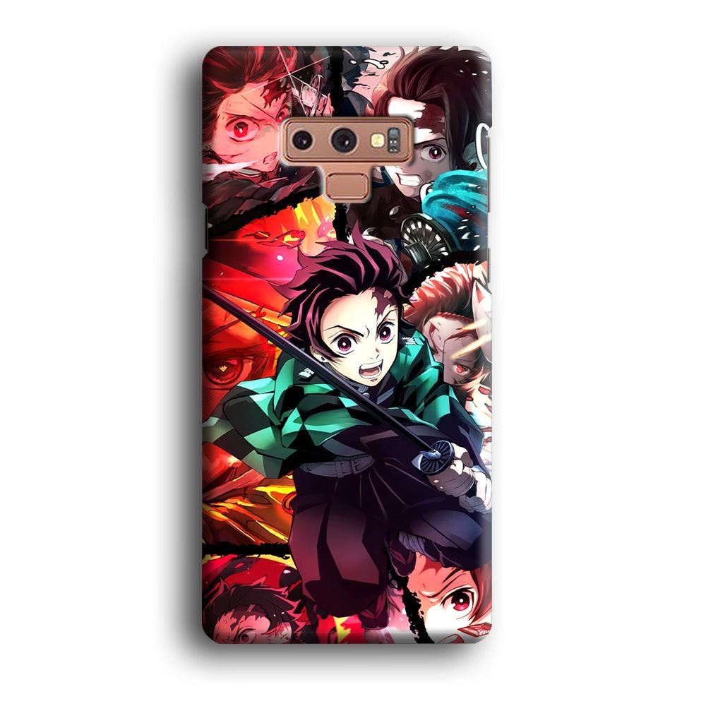 Demon Slayer Tanjiro Look of Struggle Samsung Galaxy Note 9 Case-Oxvistore