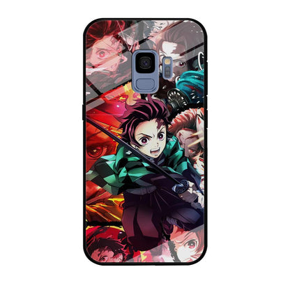 Demon Slayer Tanjiro Look of Struggle Samsung Galaxy S9 Case-Oxvistore