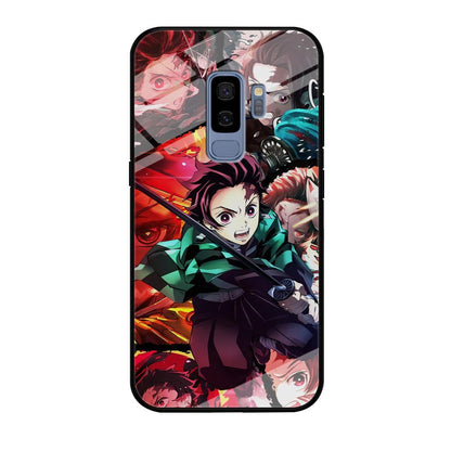 Demon Slayer Tanjiro Look of Struggle Samsung Galaxy S9 Plus Case-Oxvistore