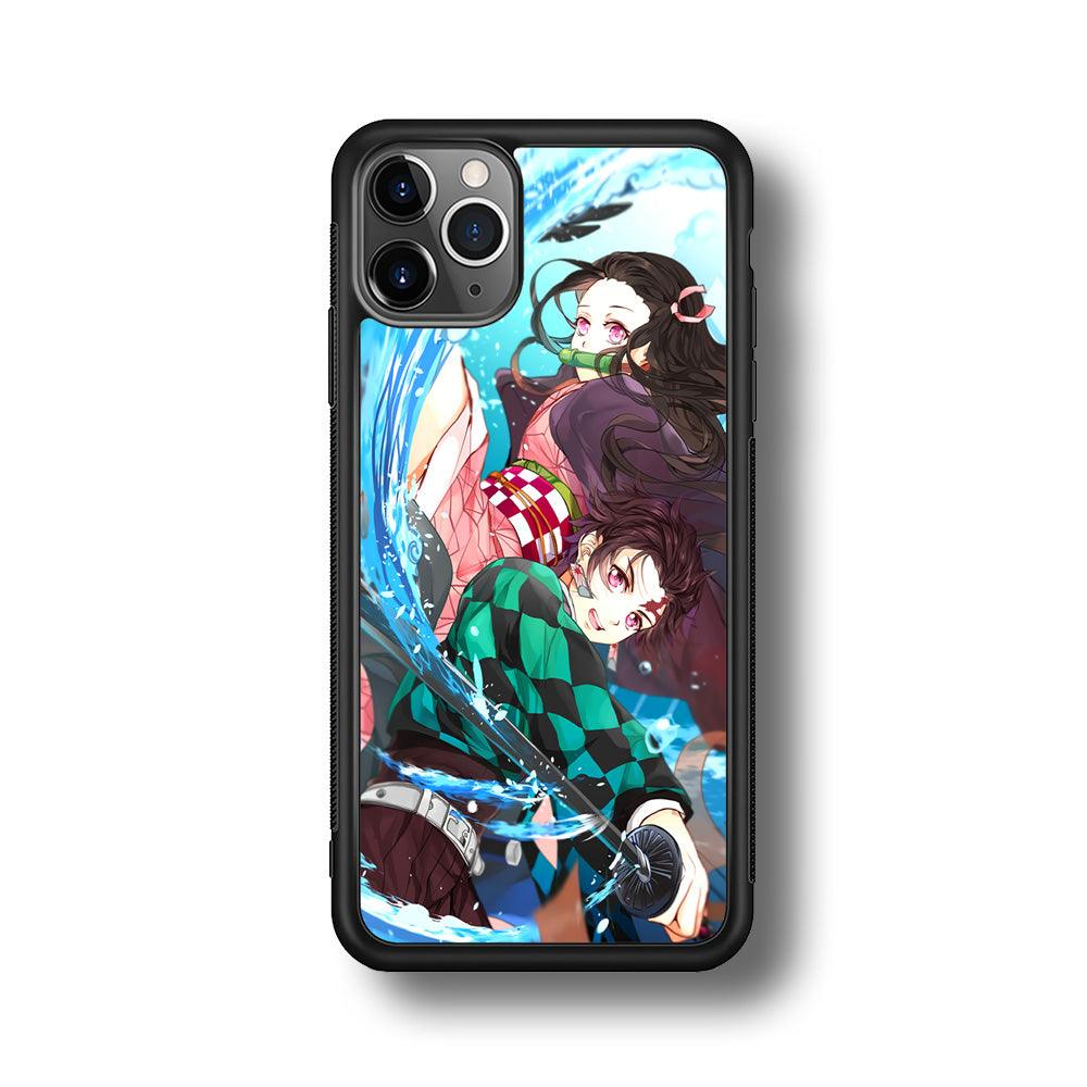 Demon Slayer The Siblings iPhone 11 Pro Case-Oxvistore