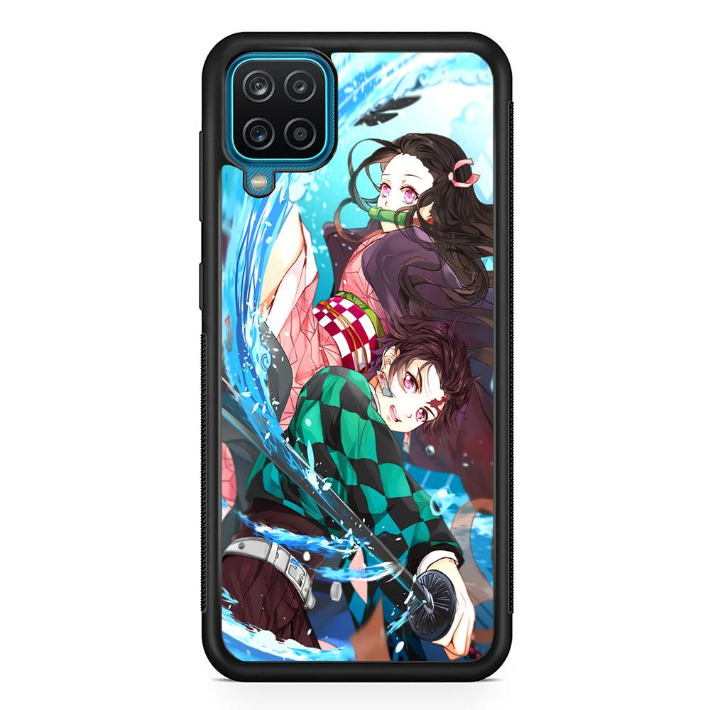 Demon Slayer The Siblings Samsung Galaxy A12 Case-Oxvistore