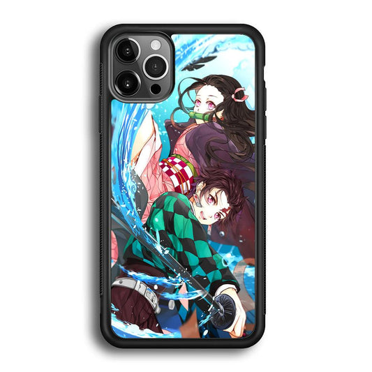 Demon Slayer The Siblings iPhone 12 Pro Max Case-Oxvistore