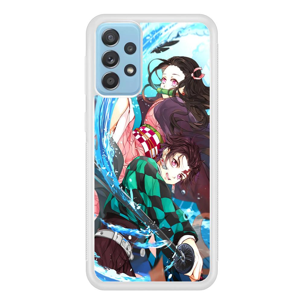 Demon Slayer The Siblings Samsung Galaxy A72 Case-Oxvistore