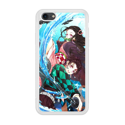 Demon Slayer The Siblings iPhone 8 Case-Oxvistore