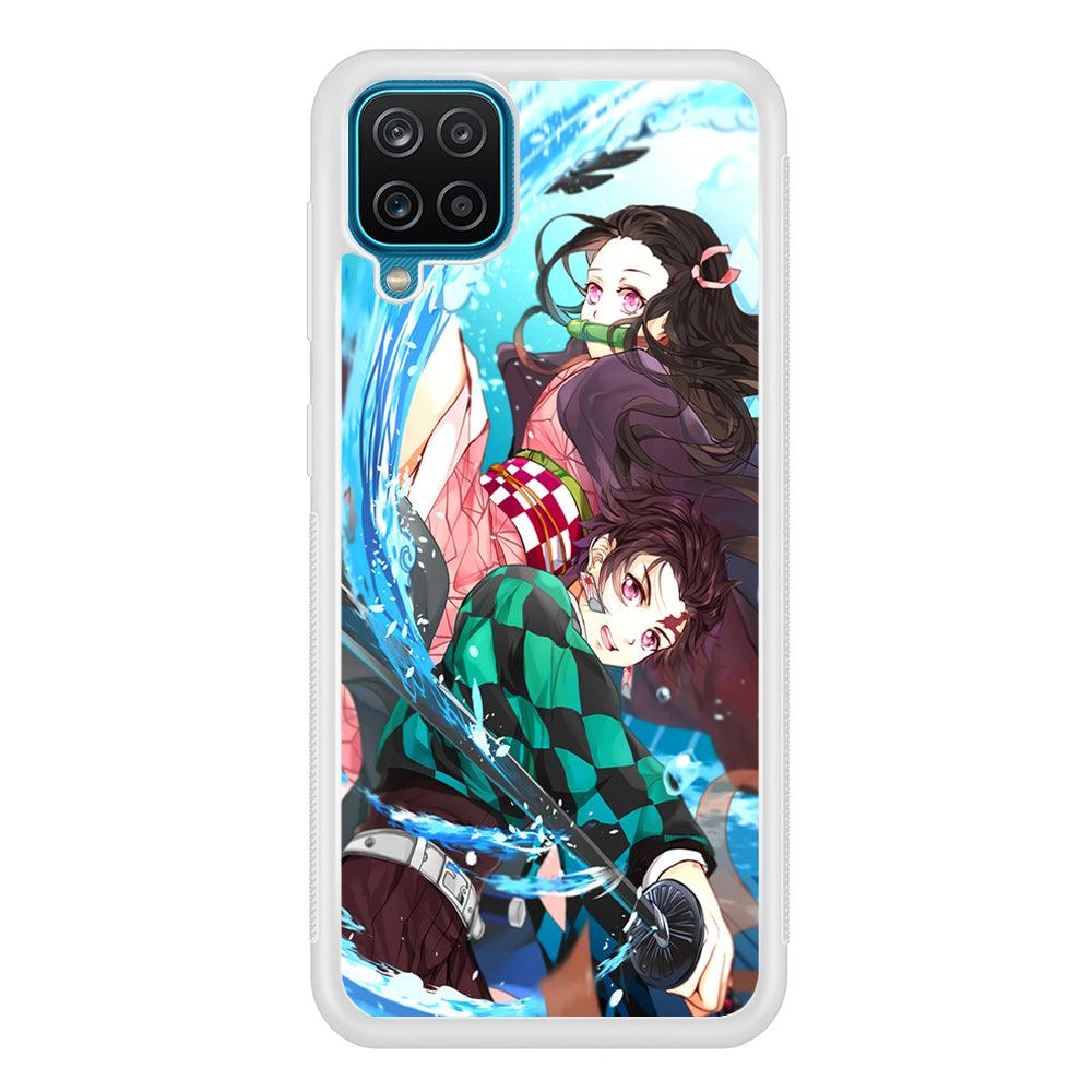 Demon Slayer The Siblings Samsung Galaxy A12 Case-Oxvistore