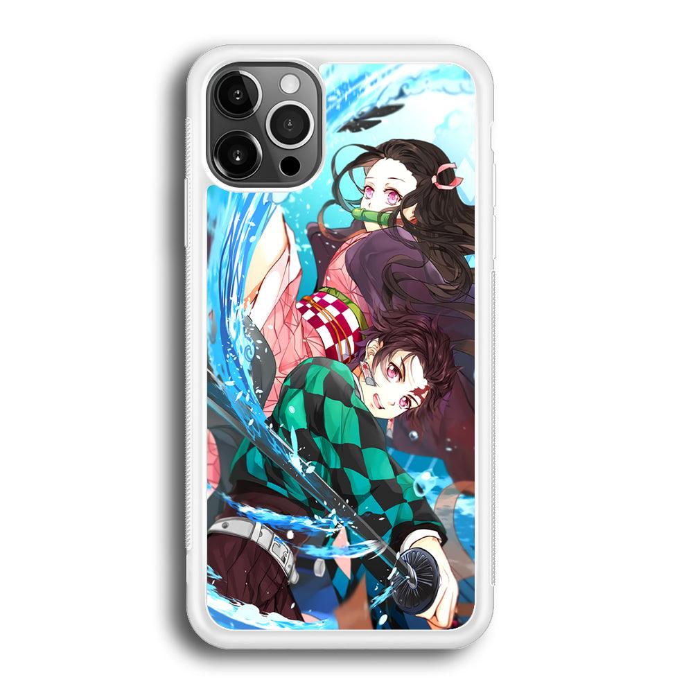 Demon Slayer The Siblings iPhone 12 Pro Case-Oxvistore