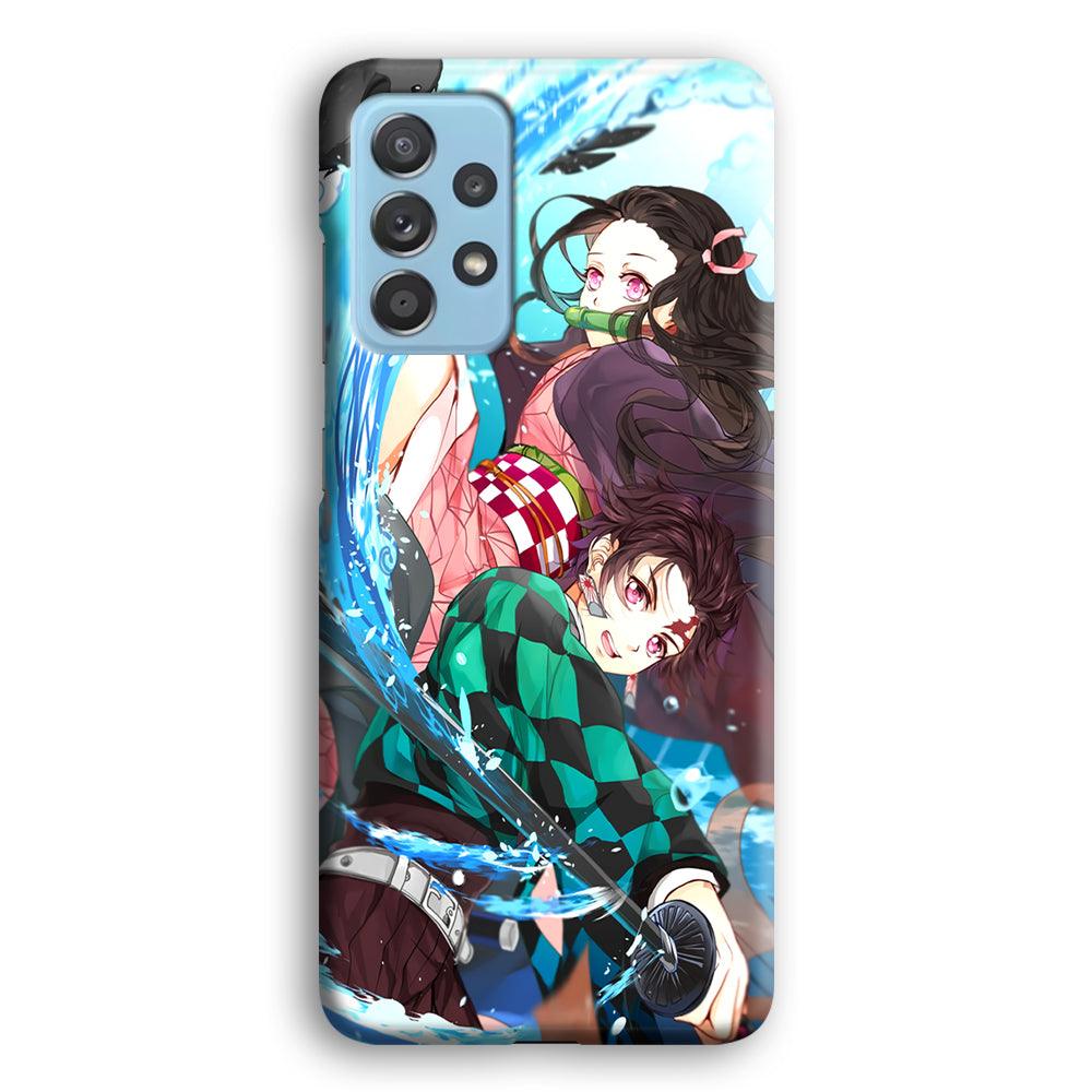 Demon Slayer The Siblings Samsung Galaxy A72 Case-Oxvistore