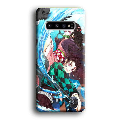 Demon Slayer The Siblings Samsung Galaxy S10 Plus Case-Oxvistore