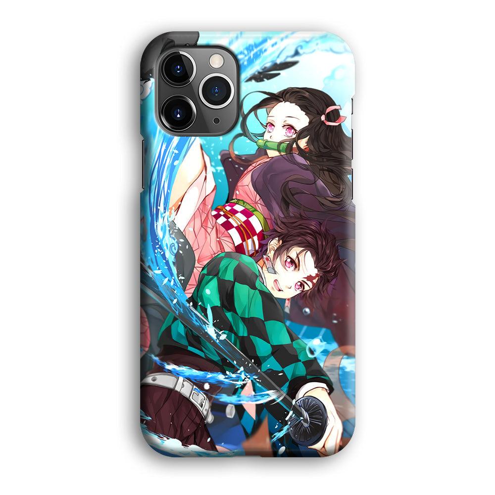 Demon Slayer The Siblings iPhone 12 Pro Case-Oxvistore