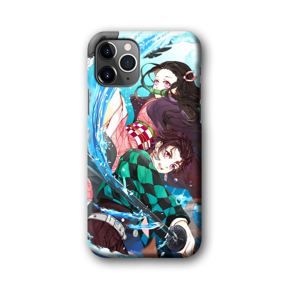 Demon Slayer The Siblings iPhone 11 Pro Case-Oxvistore