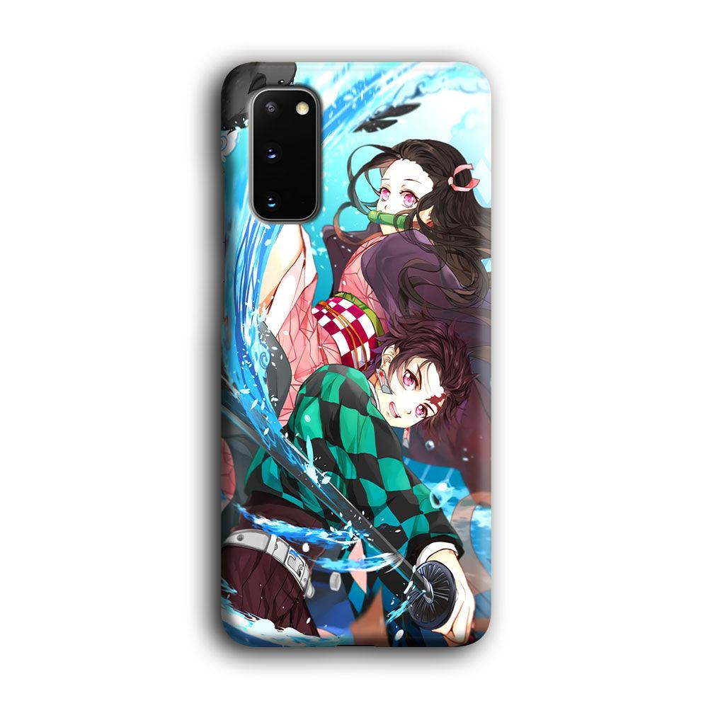 Demon Slayer The Siblings Samsung Galaxy S20 Case-Oxvistore