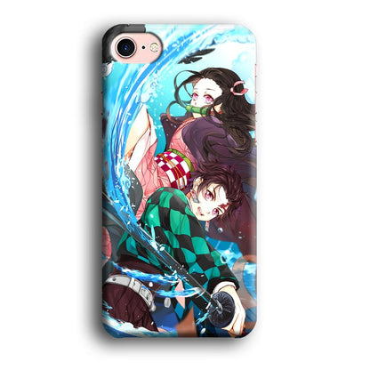 Demon Slayer The Siblings iPhone 8 Case-Oxvistore