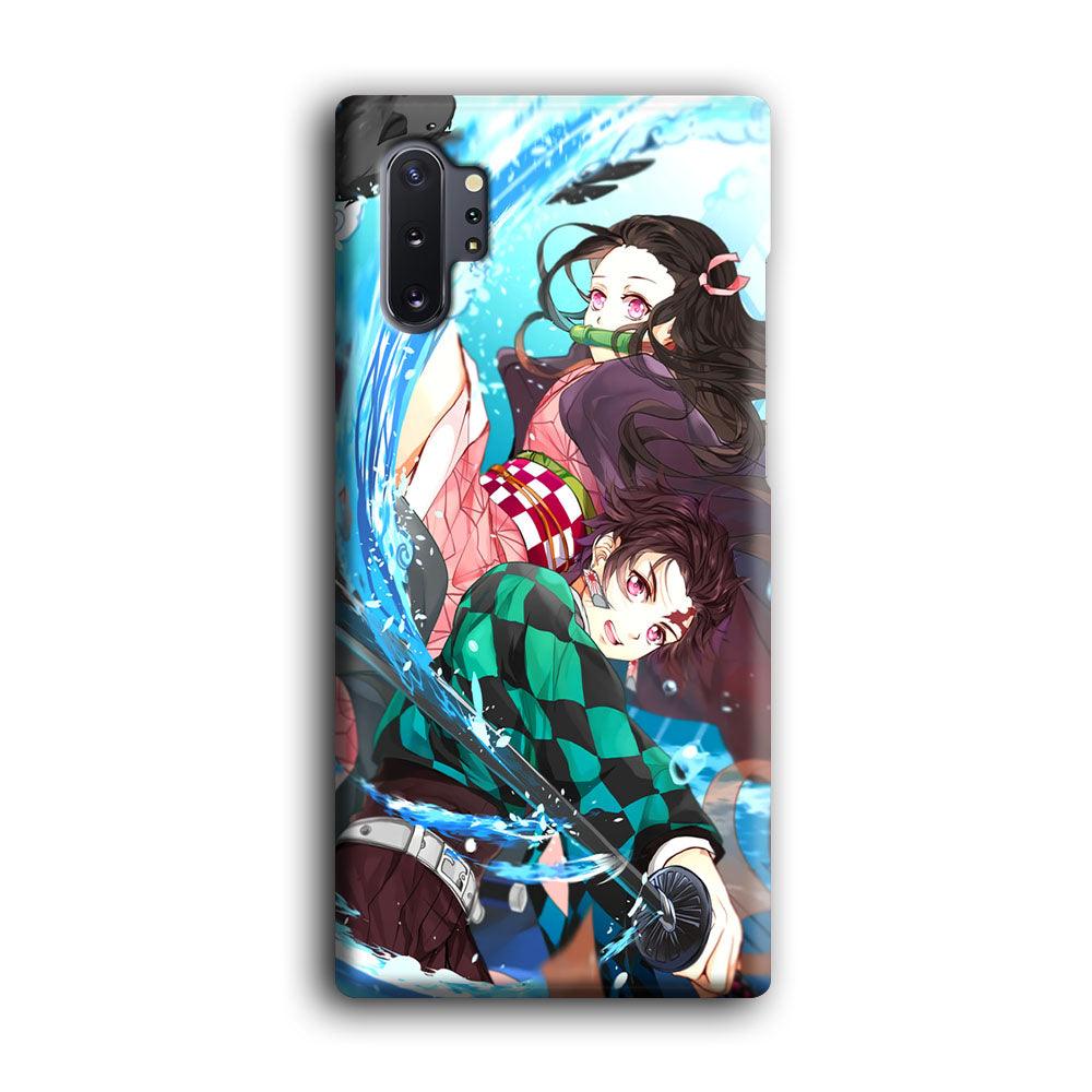 Demon Slayer The Siblings Samsung Galaxy Note 10 Plus Case-Oxvistore