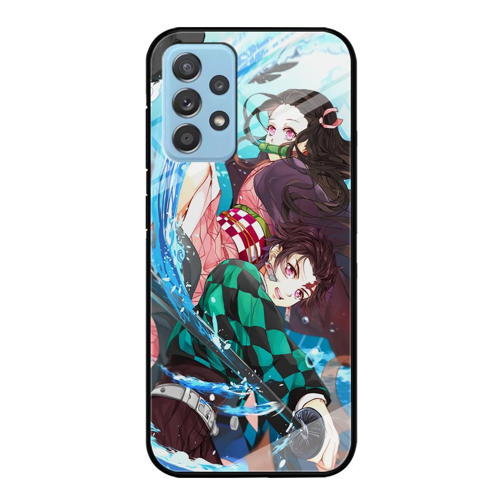 Demon Slayer The Siblings Samsung Galaxy A72 Case-Oxvistore