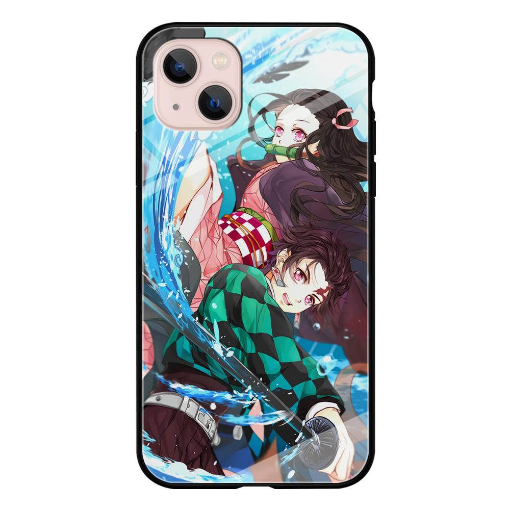 Demon Slayer The Siblings iPhone 15 Plus Case-Oxvistore