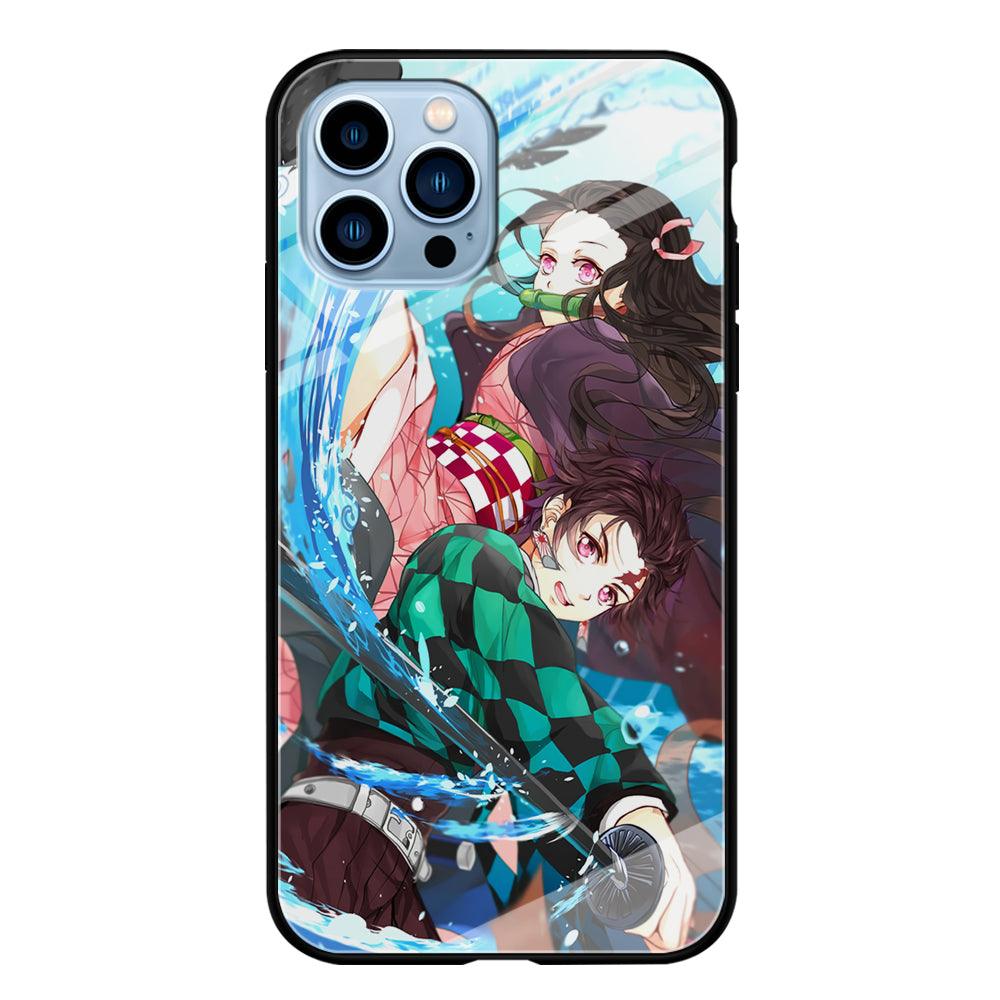 Demon Slayer The Siblings iPhone 15 Pro Max Case-Oxvistore