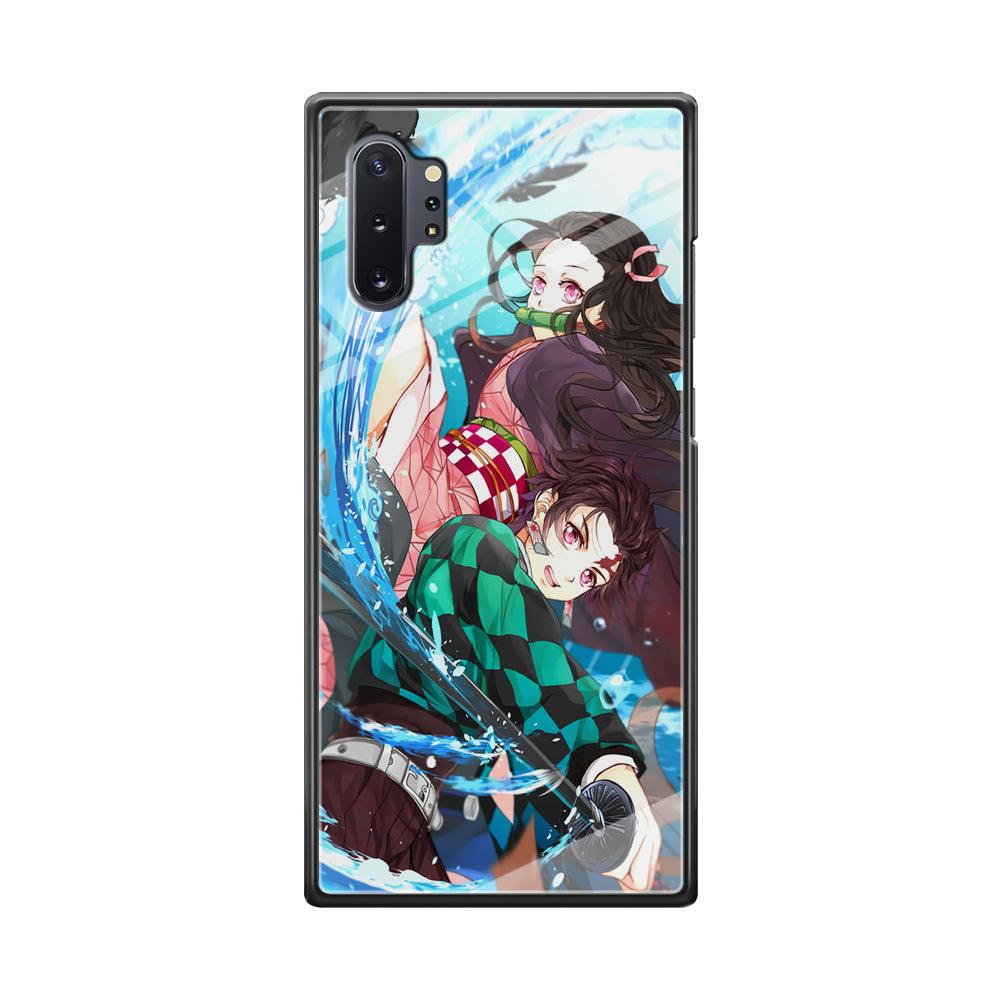 Demon Slayer The Siblings Samsung Galaxy Note 10 Plus Case-Oxvistore