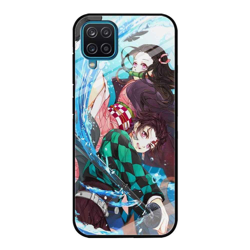 Demon Slayer The Siblings Samsung Galaxy A12 Case-Oxvistore