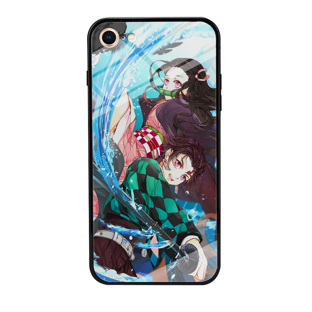 Demon Slayer The Siblings iPhone 8 Case-Oxvistore