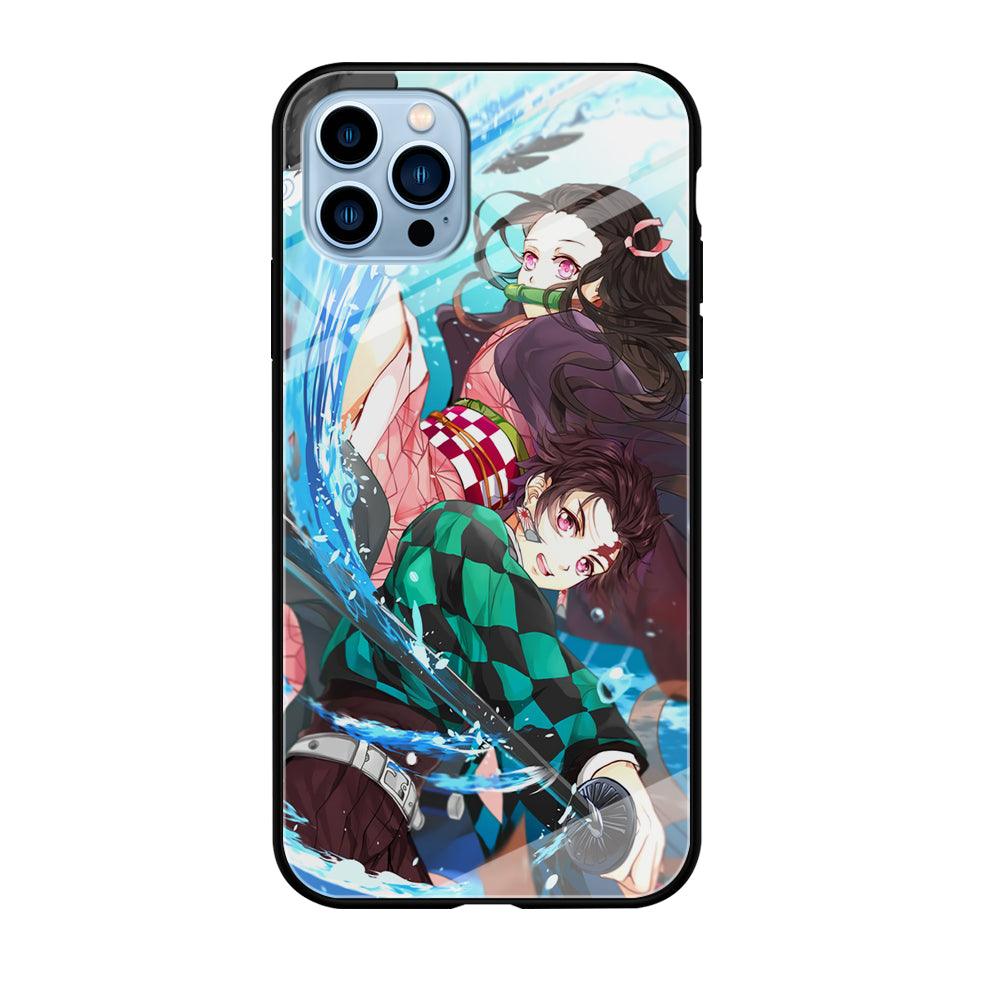 Demon Slayer The Siblings iPhone 12 Pro Case-Oxvistore