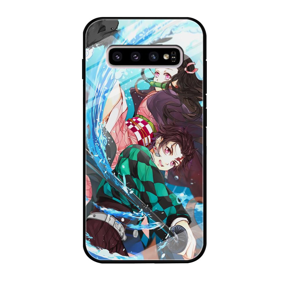 Demon Slayer The Siblings Samsung Galaxy S10 Plus Case-Oxvistore